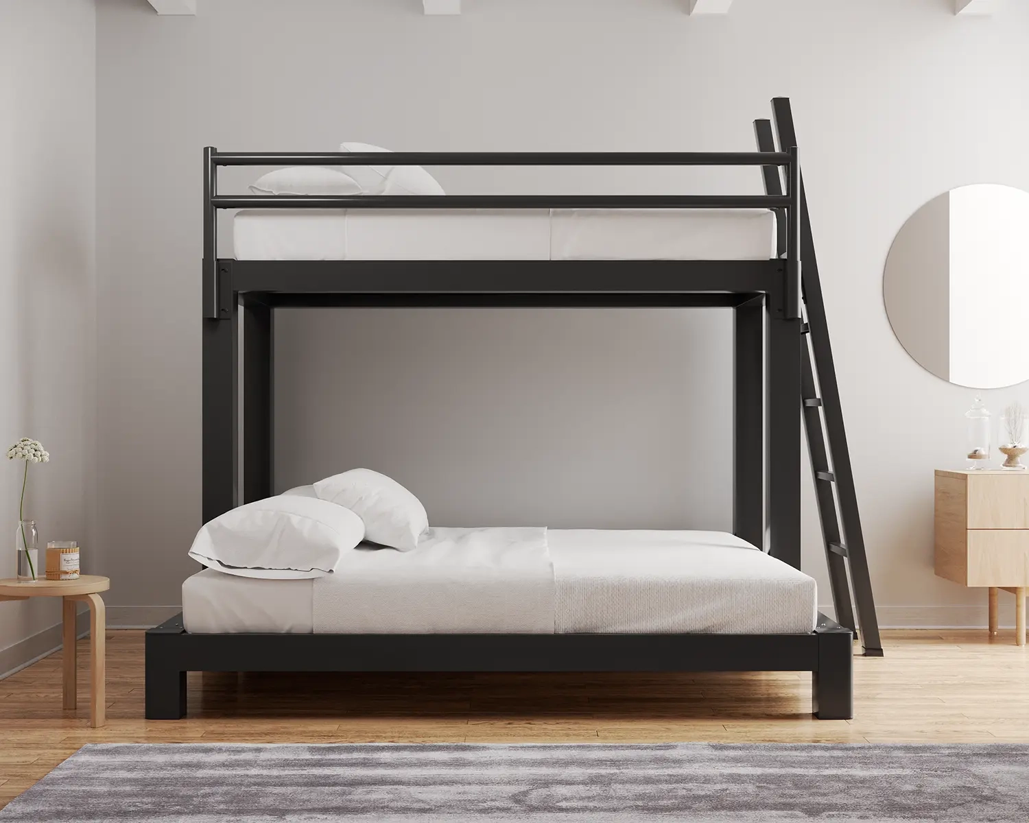 Twin Xl Over King Bunk Bed - Adultbunkbeds.com inside Understanding the Space-Saving Benefits of Twin Over King Bunk Beds
