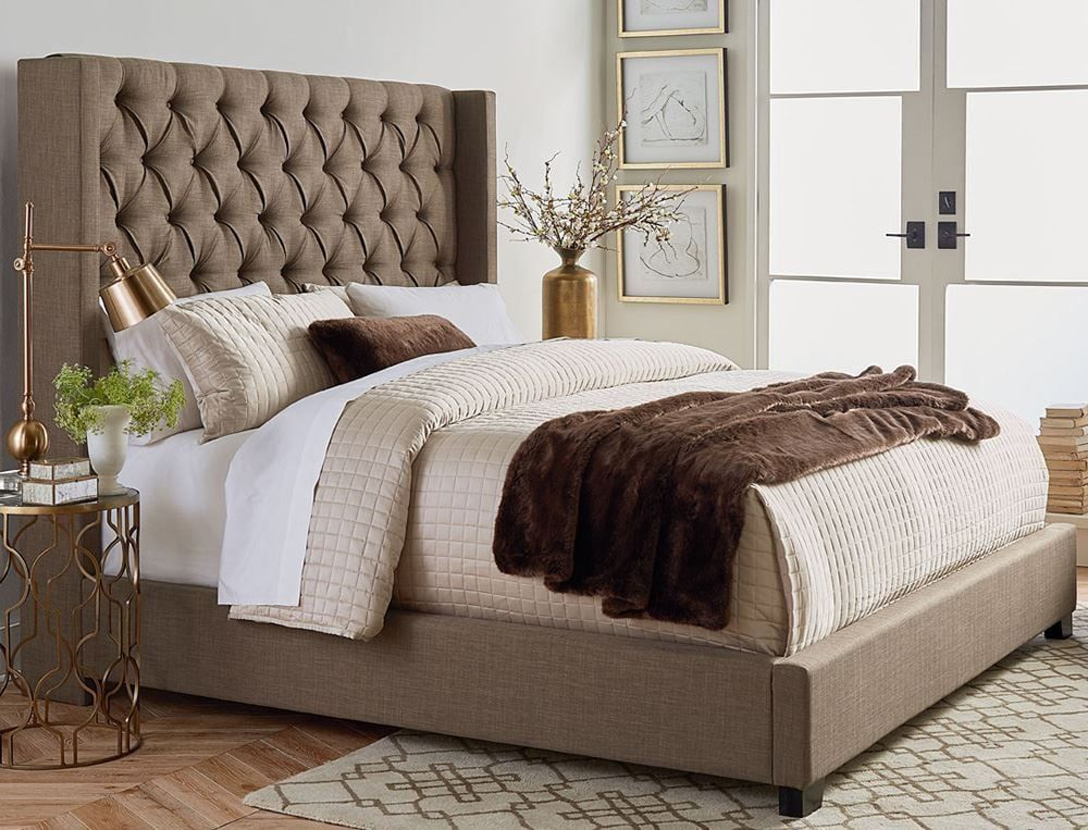 Upholstered King Bedroom Set - Willenburg Linen King Upholstered Sleigh ... in Willenburg King Upholstered Sleigh Bed