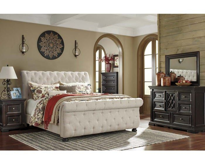 Willenburg Upholstered Bed By Ashley Furniture - House For Rent intended for Exploring the Design Options and Materials in Willenburg King Upholstered Sleigh Beds