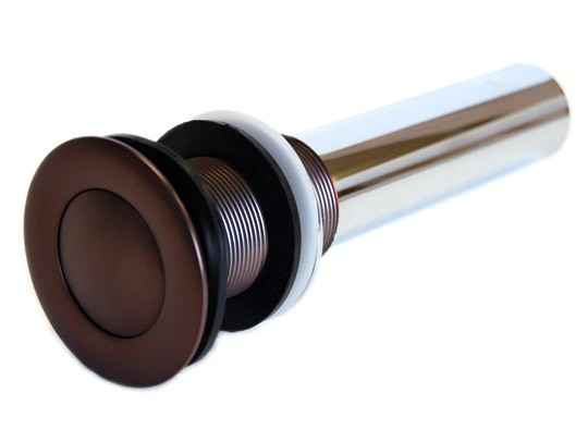 1-1/2" Oil Rubbed Bronze Bathroom Pop-Up Drain Without Overflow inside Understanding the durability and maintenance of oil rubbed bronze bathroom drains