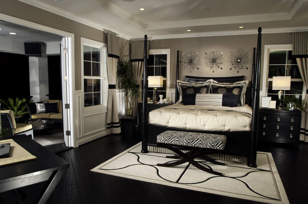 Transforming small spaces using rich espresso tones and mirrors