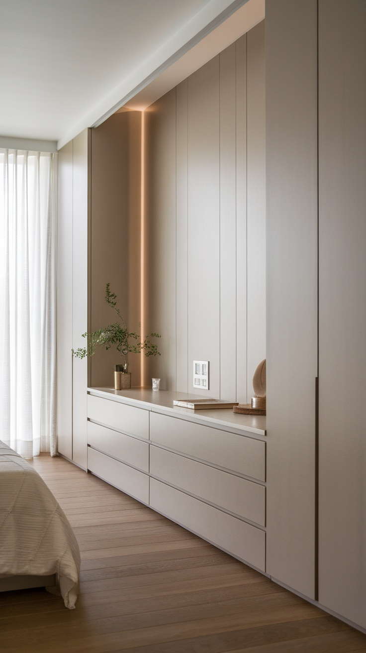 21 Stylish Built-In Dresser Ideas For Your Bedroom intended for Building the ultimate master bedroom organization system with custom dresser wall units