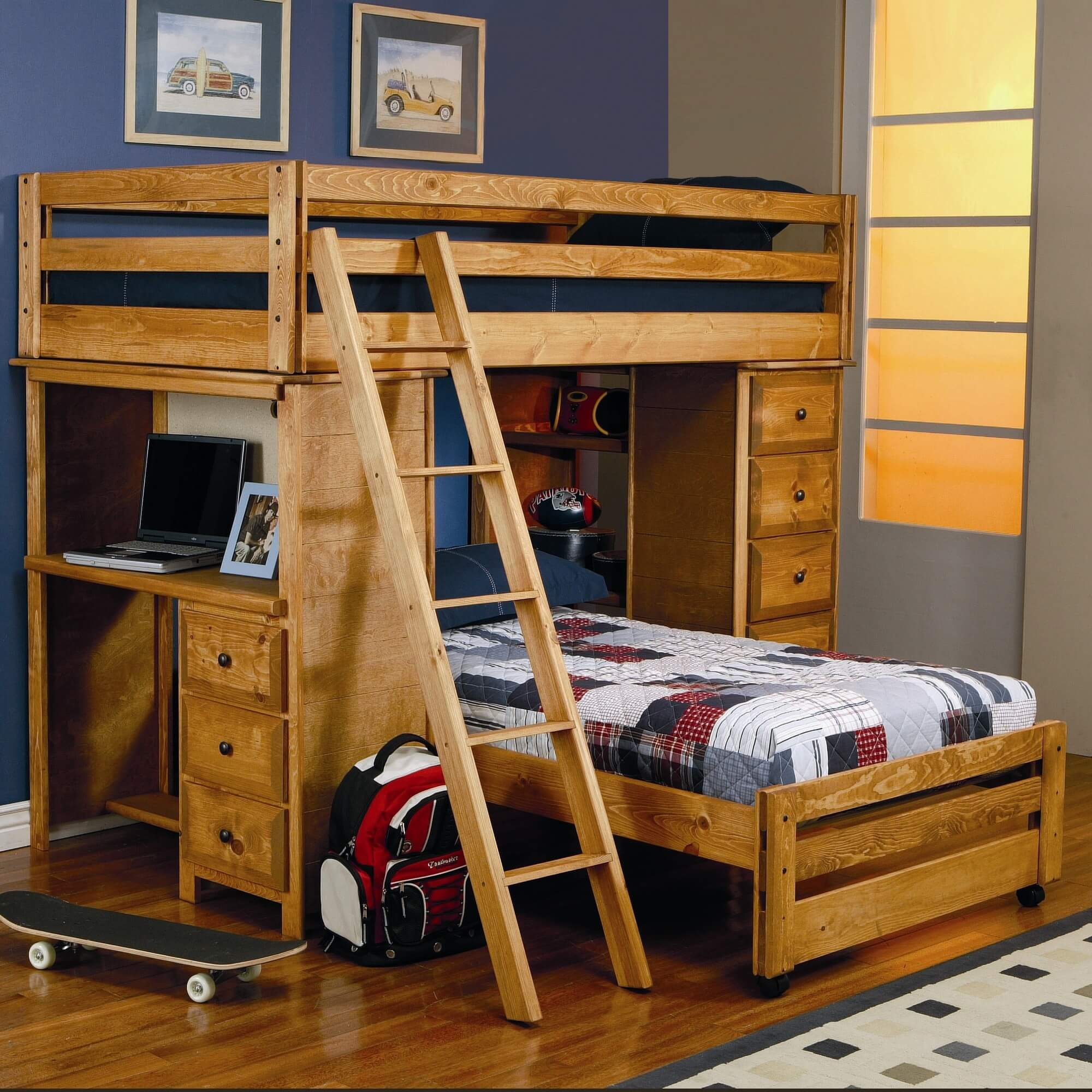 21 Top Wooden L-Shaped Bunk Beds (With Space-Saving Features) inside L Shaped Bunk Beds For Small Rooms