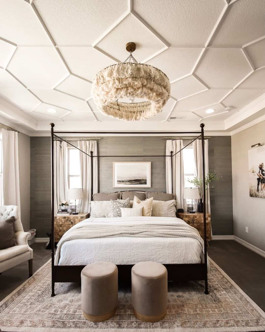35 Bedroom Chandeliers To Create An Incredible Space regarding Chandelier 7 Light Ceiling Bedroom Brushed