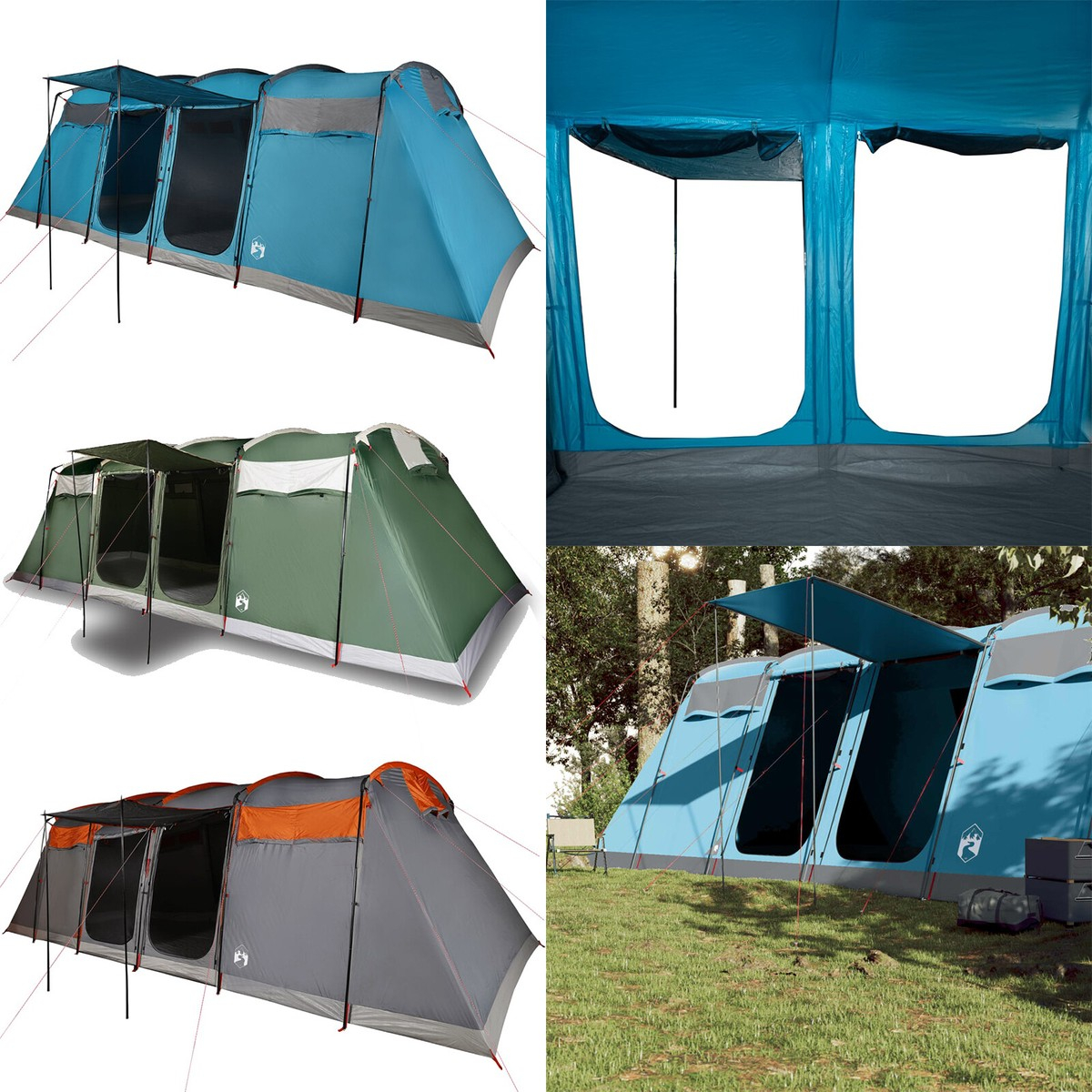 4 Bedroom Tent 20 Person 4 Bedroom Cabin Tent 3 Entry's Camping in 4 Bedroom Tent With Living Room