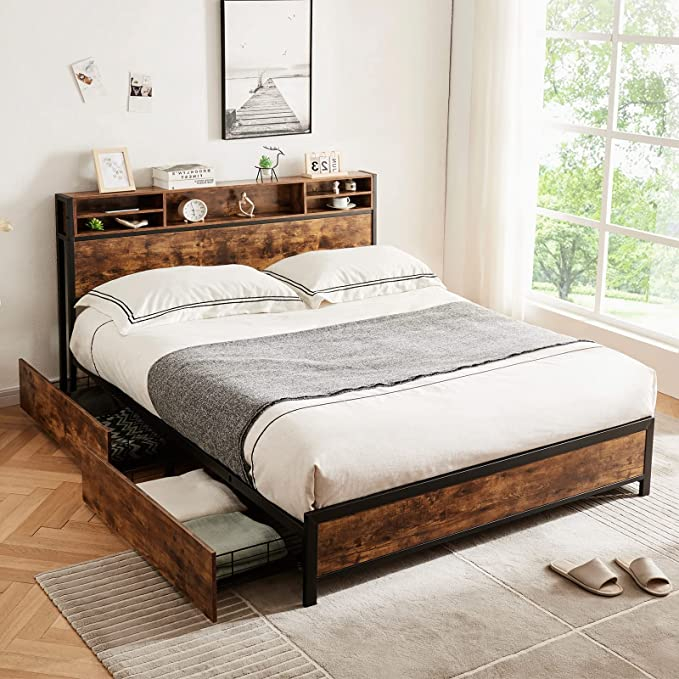 5 Best Queen Bed With Storage Drawers For Your Bedroom | Storables regarding Queen Beds With Drawers Underneath