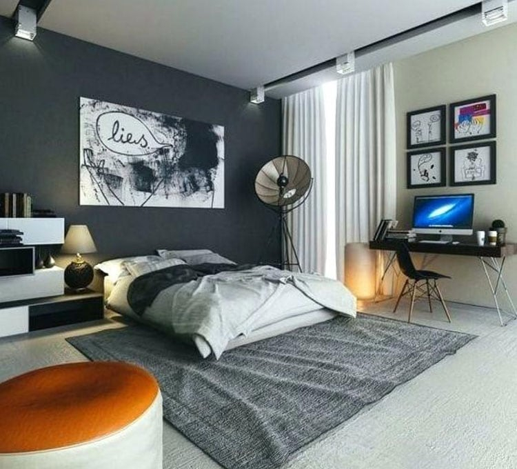 57 Best Men’s Bedroom Ideas: Masculine Decor & Designs (2022 Guide) for The Psychology of Bedroom Wall Art: What Men Really Want to See