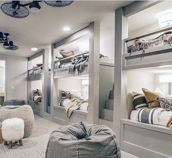 68 Creative Space-Saving Bunk Bed Ideas For Every Room | Space Saving ... pertaining to Space Saving Bunk Beds For Adults