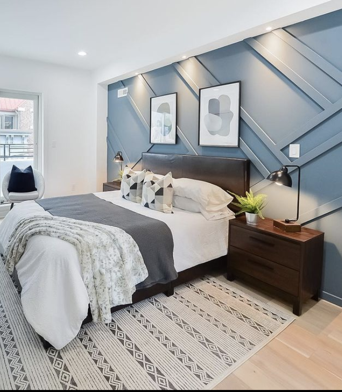7 Affordable Ways To Create A Modern Bedroom Accent Wall with Accent Wall In Bedroom Ideas