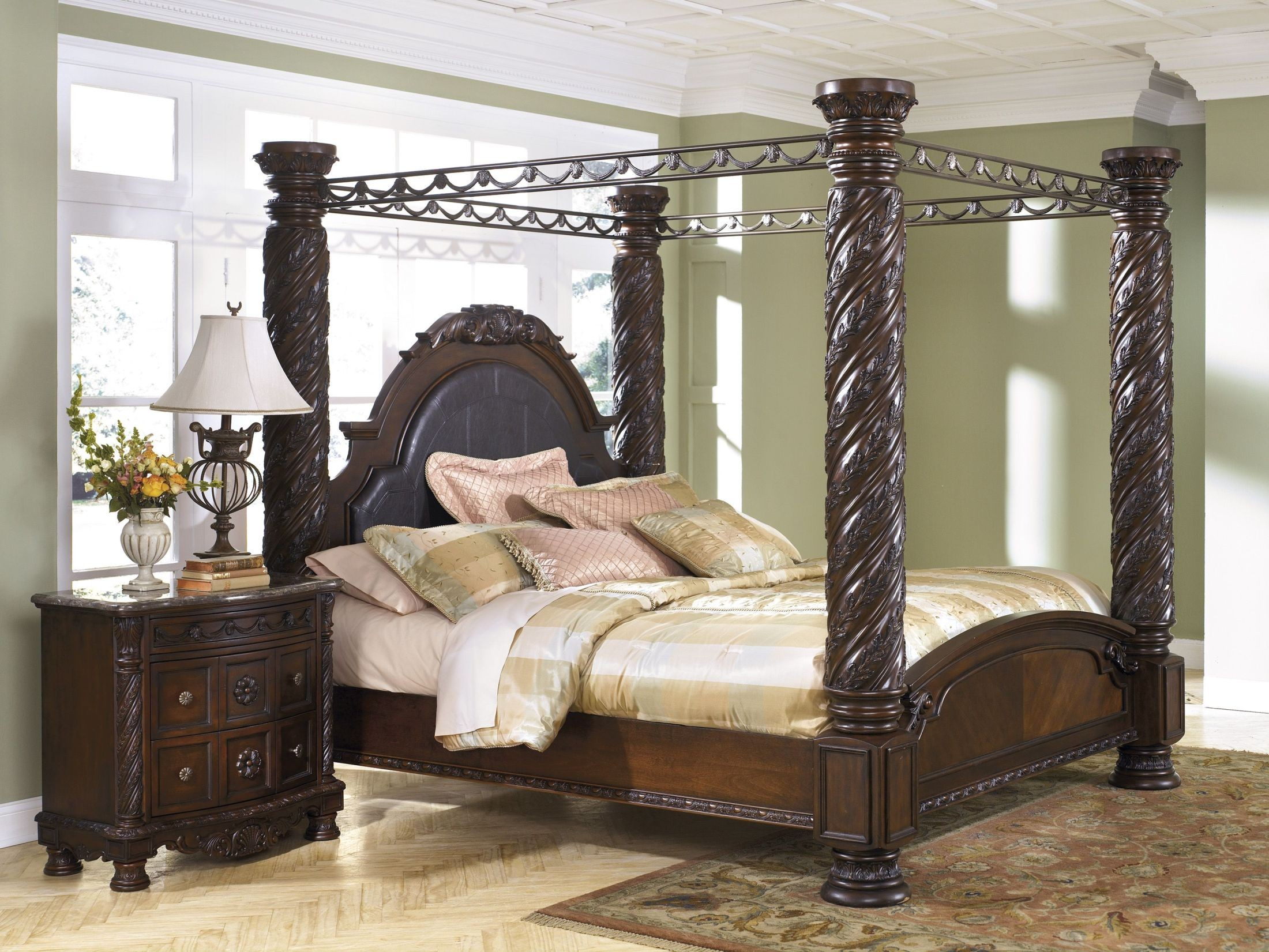 7 Beautiful Canopy Bedroom Sets For King-Size Beds inside Luxury King Size Canopy Bedroom Sets