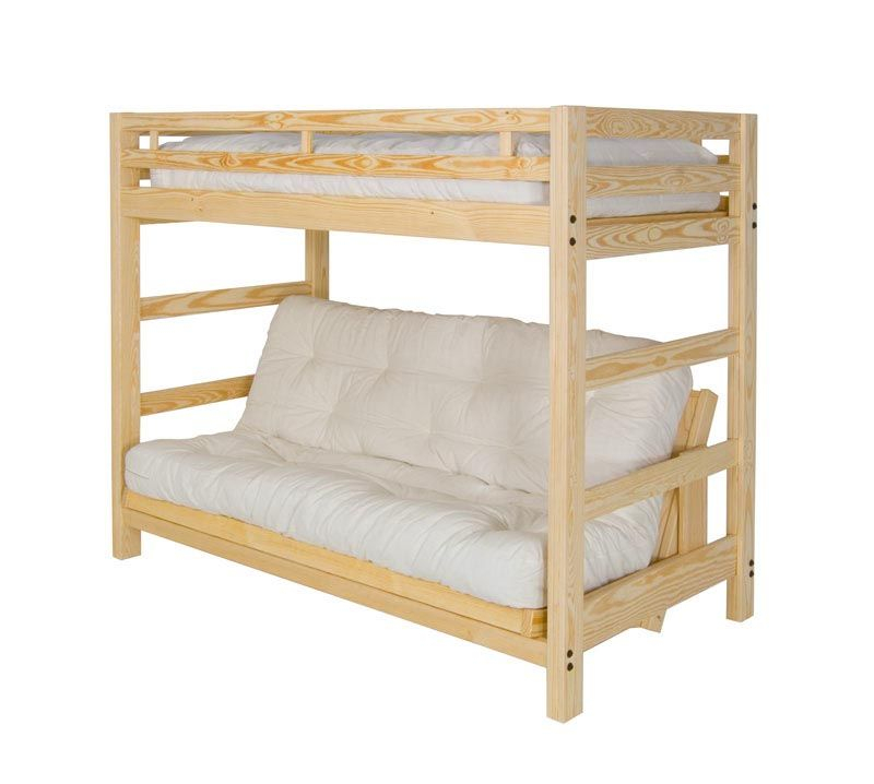 85+ Wood Futon Bunk Bed in Maximizing Small Spaces with Wood Loft Bed and Futon Combinations