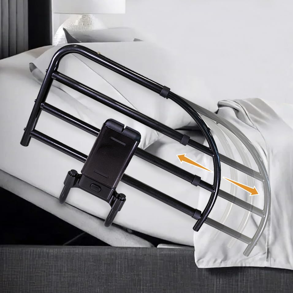 Able Life Click-N-Go Extendable Bed Rail For Wood Adjustable Bed Frames ... intended for Maximizing support and durability with proper twin bed rails