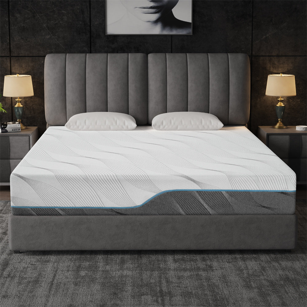 Alwyn Home 8 Inch Memory Foam Mattress In A Box Medium Firm For ... intended for Exploring the benefits and drawbacks of 8 inch memory foam sleeping surfaces