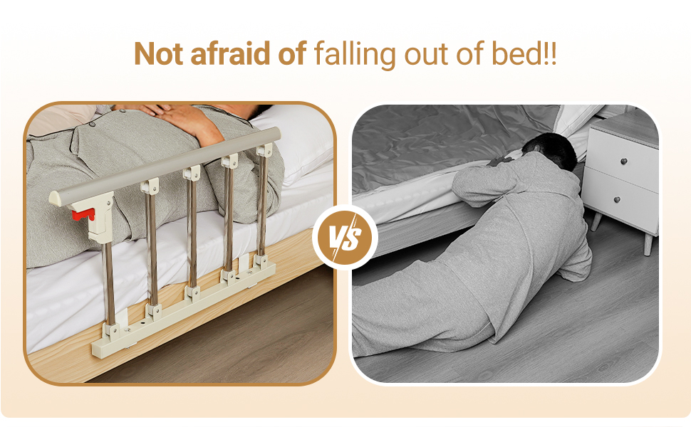 Amazon.com: Akimraby Bed Rails For Elderly Adults Safety, 29.5"×16 ... within Portable Bed Rails For Adults
