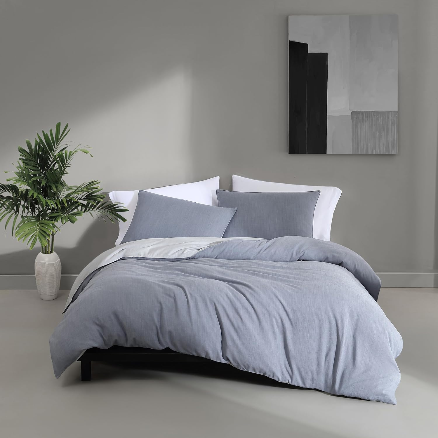 Amazon.com: Calvin Klein - Queenduvet Cover Set, Reversible Tencel ... throughout Calvin Klein Bedding Sets Queen