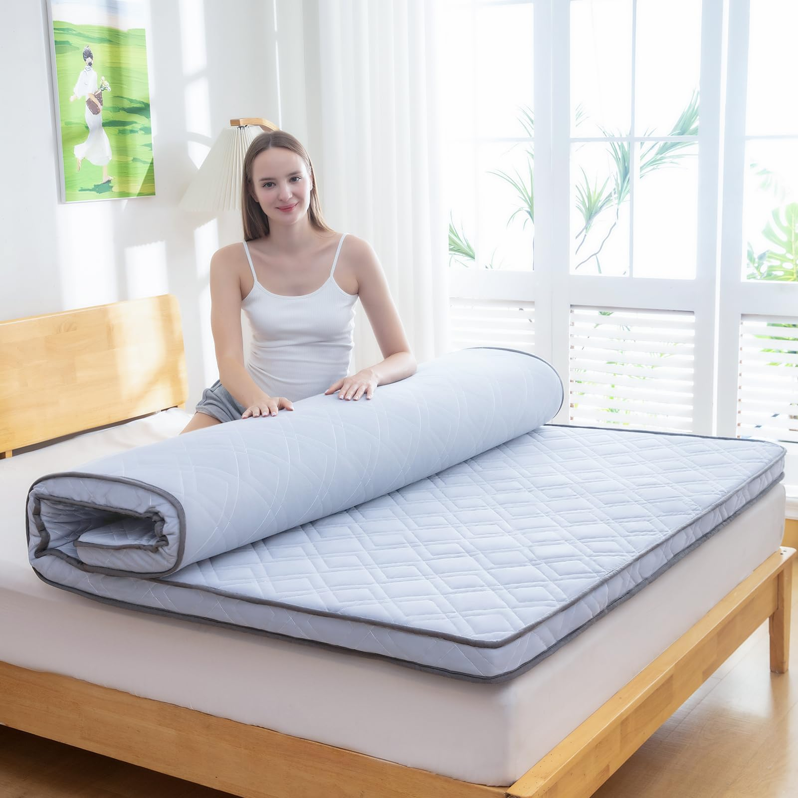 Amazon.com: Cherrylux Japanese Futon Mattress, Thicken Twin Size 39"X ... regarding 39 X 80 Mattress Size