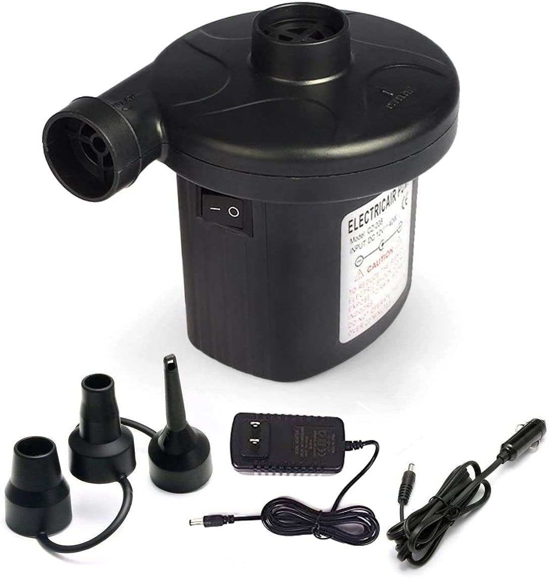 Amazon.com: Electric Air Pump, Portable Quick-Fill Air Mattress Pump ... throughout Expert tips for selecting air pump adapters that won't damage your air mattress