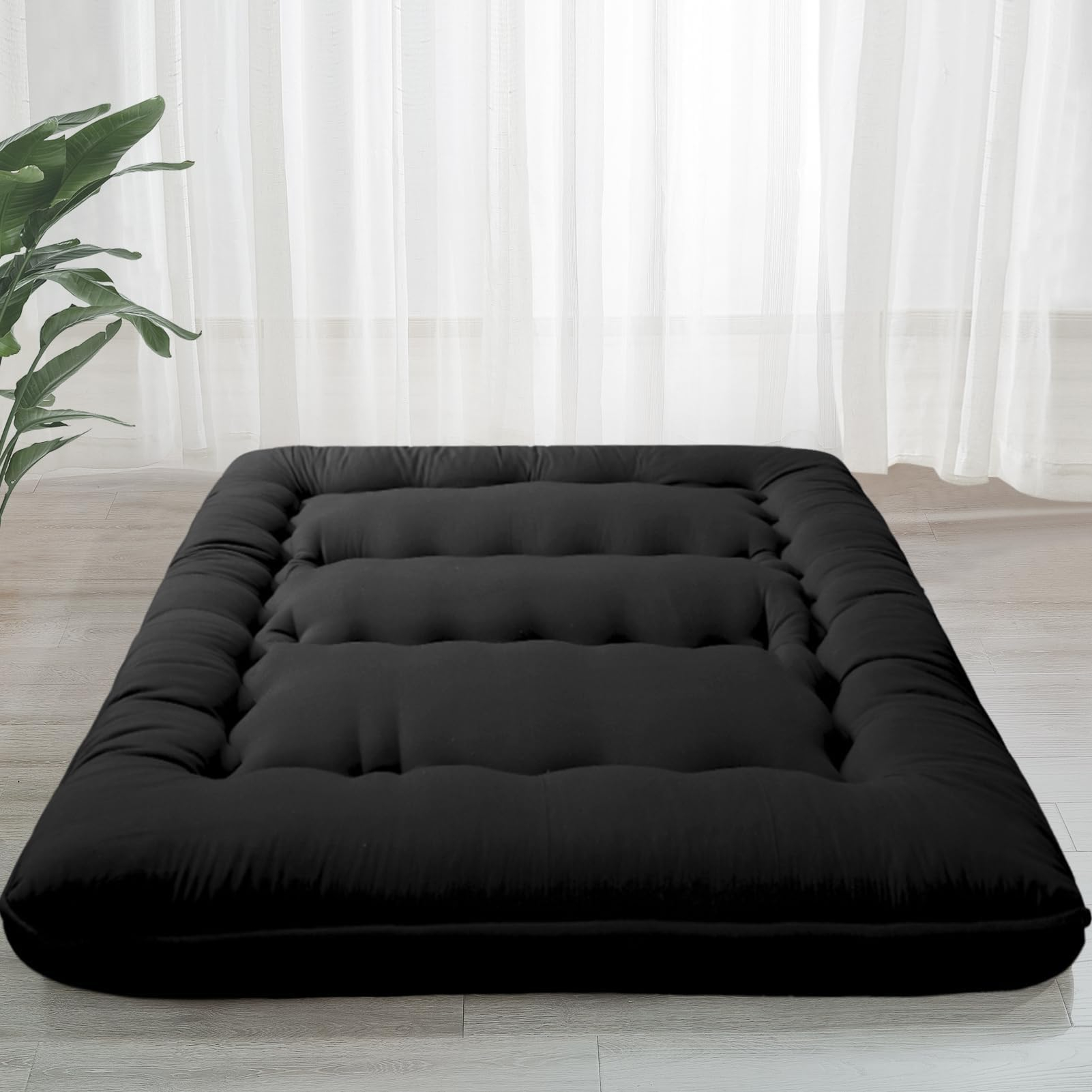 Amazon.com: Nirvana Futons Extra Thick Premium 10-Inch Queen Futon ... with Full Size Futon Mattress 10 Inch