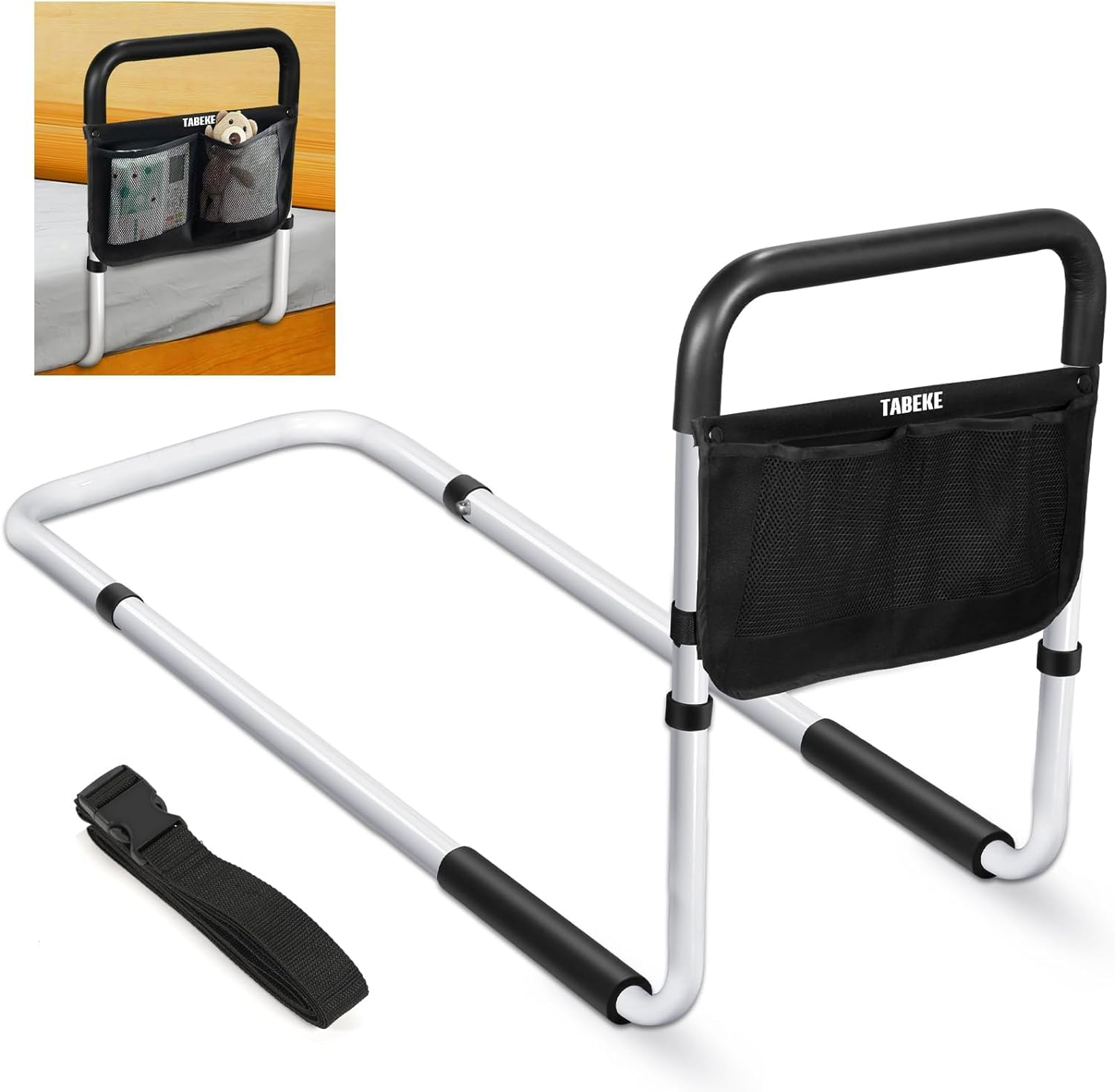 Amazon.com: Tabeke Bed Rails For Elderly Adults Safety, Adjustable ... with Bed Rails For Elderly Adjustable Bed