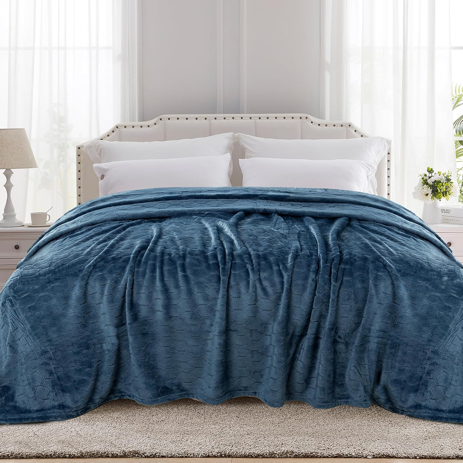 Amazon.com: Toonow Fleece Bed Blanket King Size 90X108 Inches, Super ... within Common mistakes when selecting blankets for oversized beds