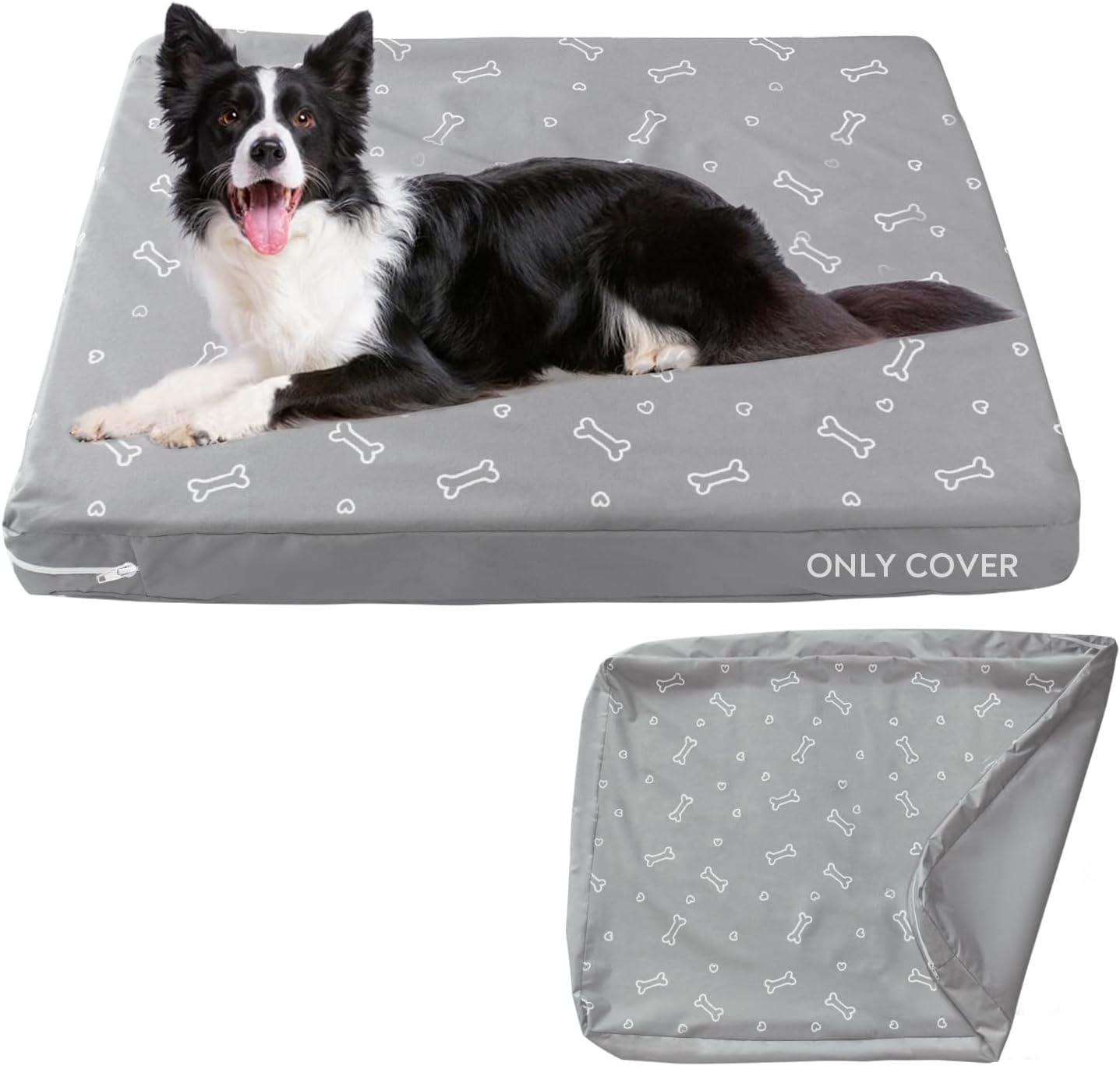 Amazon.com : Waterproof Dog Bed Cover, Removable Dog Bed Covers ... for Choosing the Right Zipper Cover for Your Dog's Comfort Needs