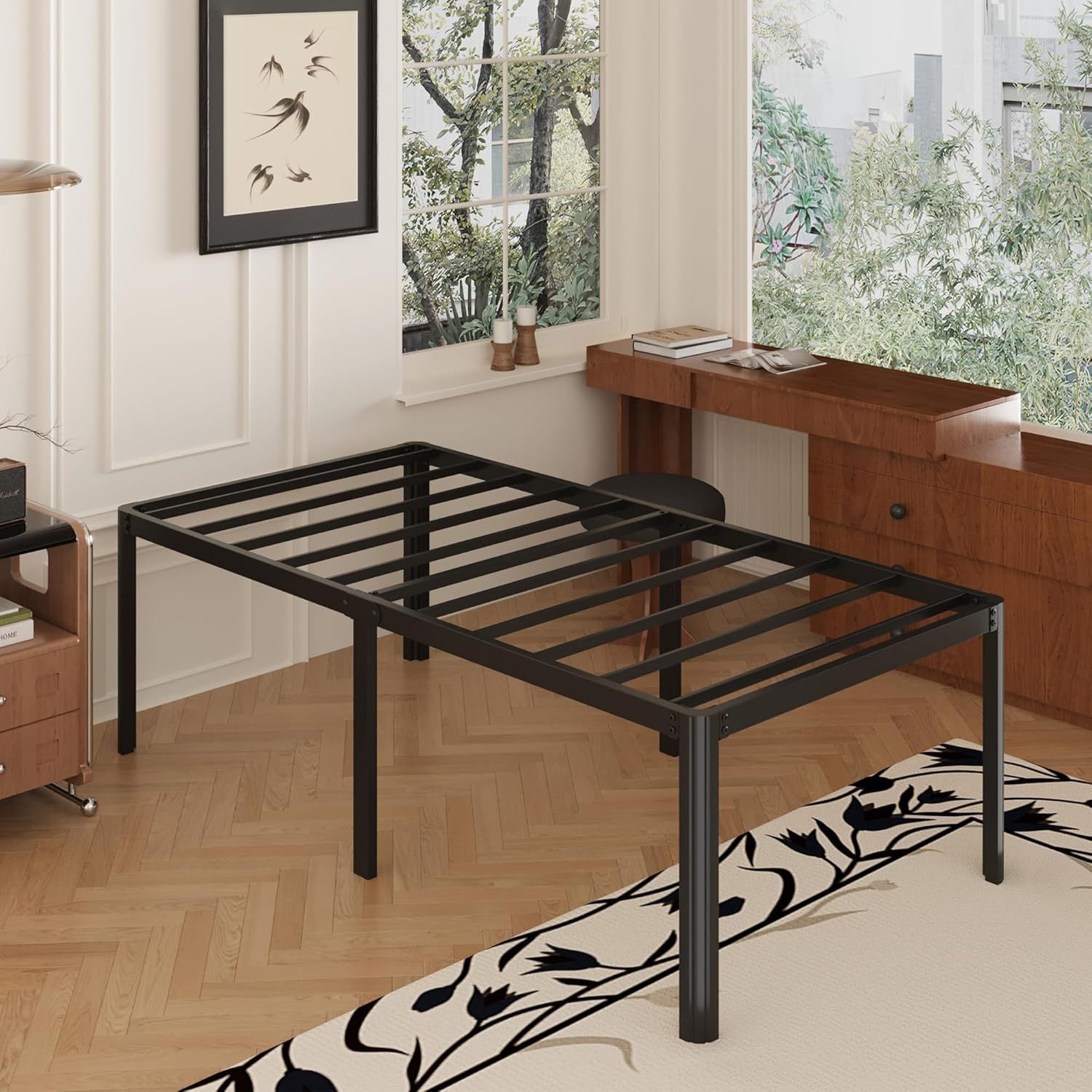 Amazon.com: Yicensen 22 Inch High Twin Bed Frames With Rounded Corner ... for Everything you need to know about twin metal bed frame dimensions