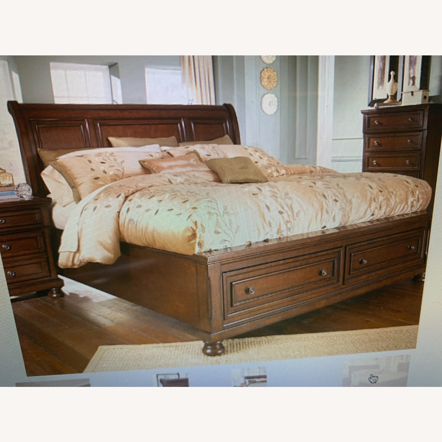 Ashley Furniture King Size Sleigh Bed With Drawers - Aptdeco with King Size Sleigh Bedroom Sets