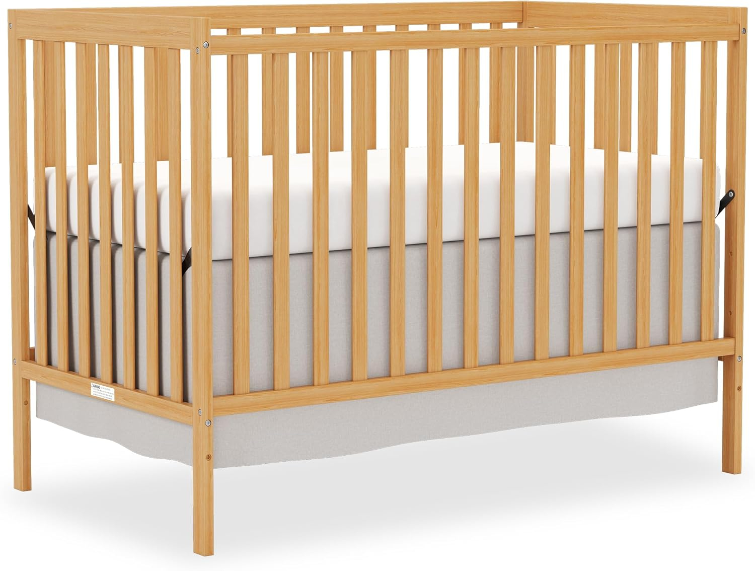 Baby Crib 5-In-1 Convertible, Wooden Nursery Cribs Converts To Toddler ... intended for How to Choose the Right Crib That Converts to Toddler Bed for Your Family