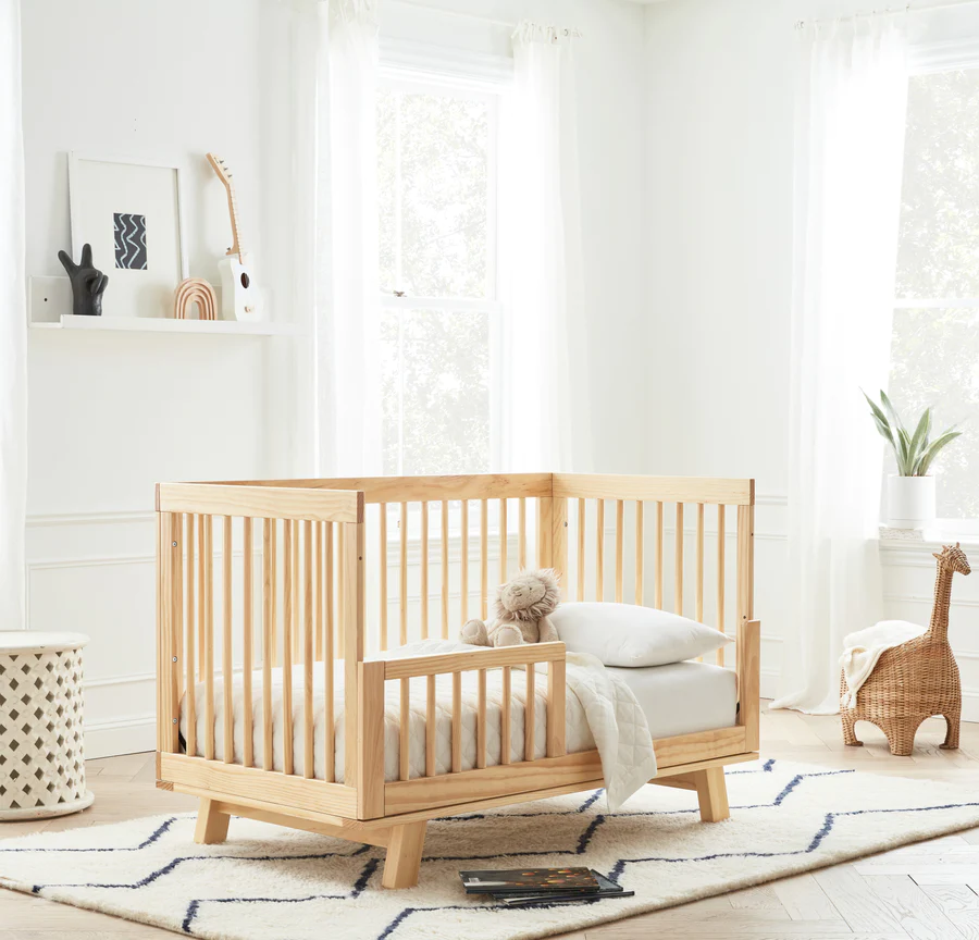 Babyletto Hudson 3 In 1 Convertible Crib With Toddler Bed Conversion ... intended for How to Choose the Right Crib That Converts to Toddler Bed for Your Family