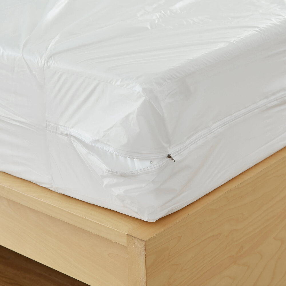 Bargoose Zippered 3-Gauge Vinyl Bed Bug-Proof Queen Mattress / Box ... pertaining to Vinyl Mattress Cover With Zipper