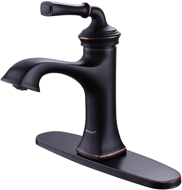 Bathroom Faucet Oil Rubbed Bronze Sink Vanity Faucets Single Handle ... with regard to Bathroom Oil Rubbed Bronze Faucets