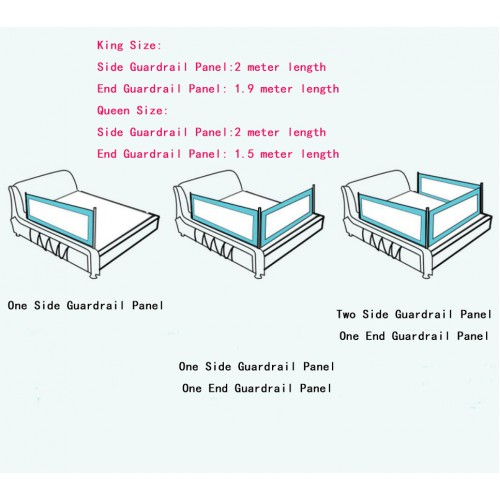Bed Guard Rails For Queen Size – Hanaposy inside Queen Bed Rails Length Guide: Ensuring Proper Sizing for Your Sleep Space