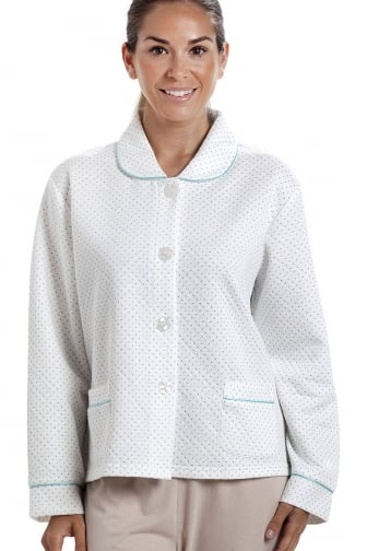 Bed Jackets | Fleece Bed Jackets | Camille with regard to Cotton Bed Jackets For Women