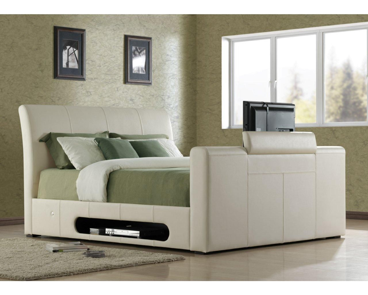 Bed With Tv Built In King Size At Jasper Saranealis Blog with regard to Designing Your Ideal King Size Bedroom with Built-in TV Entertainment