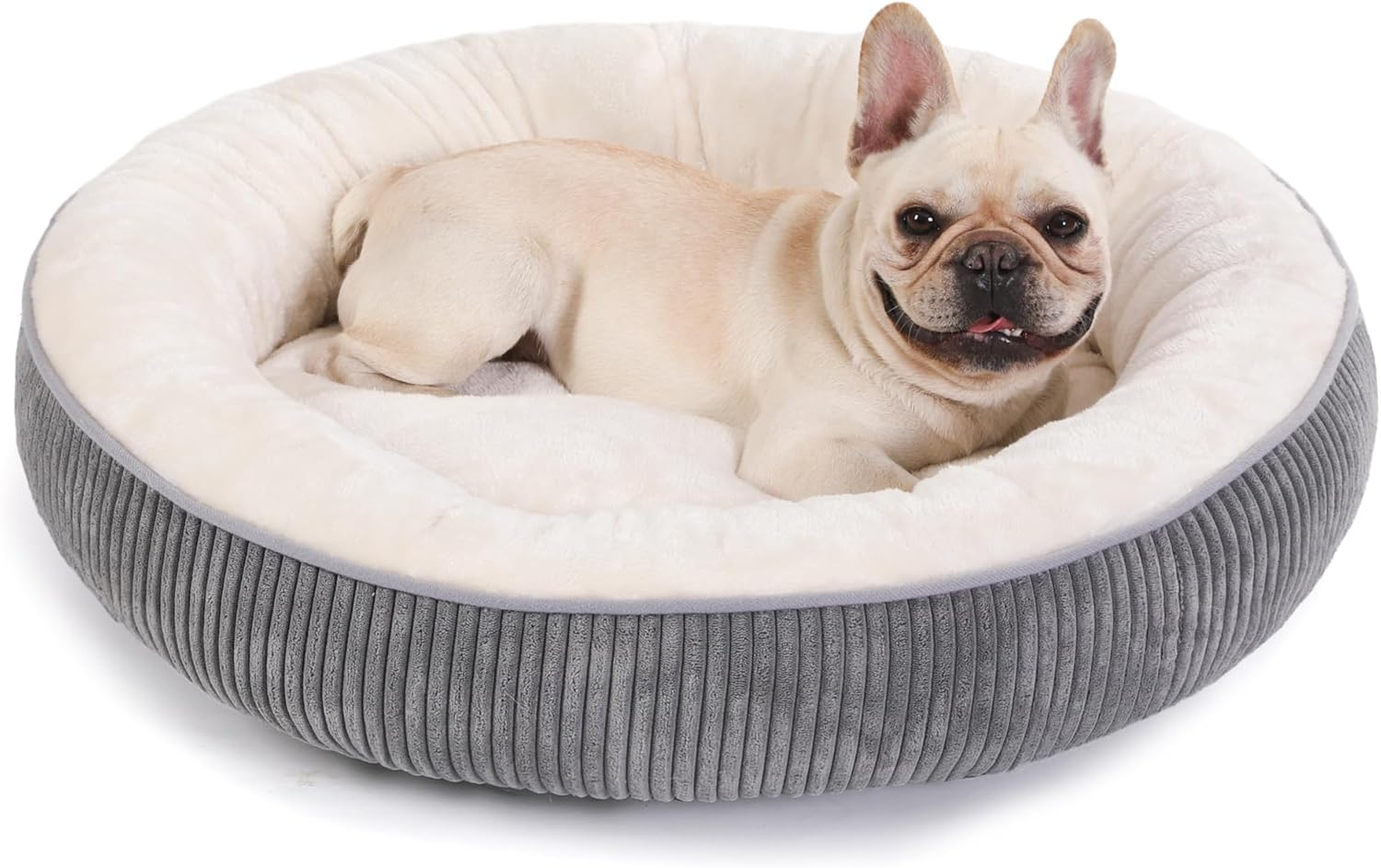 Bedfolks Donut Dog Bed,30 Inches Calming Round Dog Beds For Medium Dogs ... intended for A Complete Guide to Choosing the Right Donut Dog Bed with Removable Cover