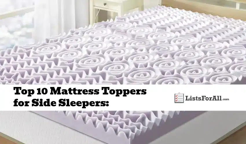 Best Mattress Toppers 2020 For Side Sleepers At Keith Herrera Blog pertaining to Mattress Toppers For Side Sleepers
