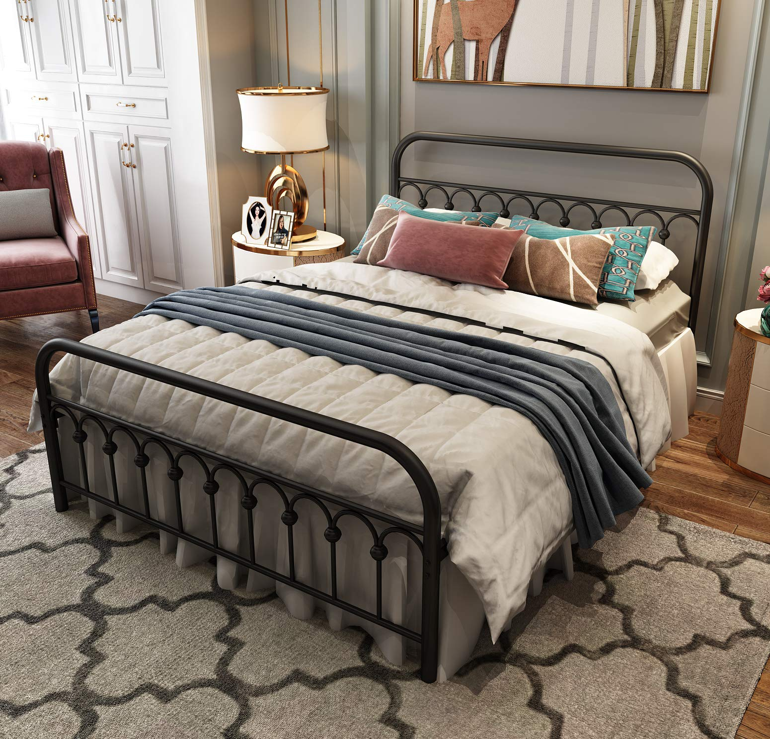 Black Wrought Iron Beds King Size At Michiko Durbin Blog regarding Rod Iron Bed King Size