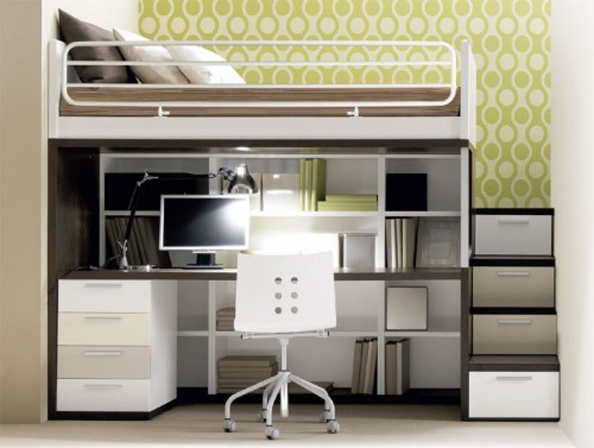Bunk Bed With Desk Under | Foter pertaining to How to Choose the Perfect Loft Bunk Bed with Built-in Workspace