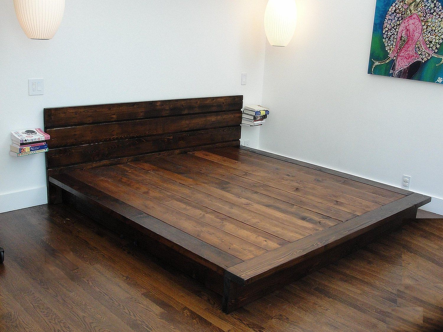California King Bed Plans in Cal King Wood Bed Frame Styles That Complement Modern Home Decor