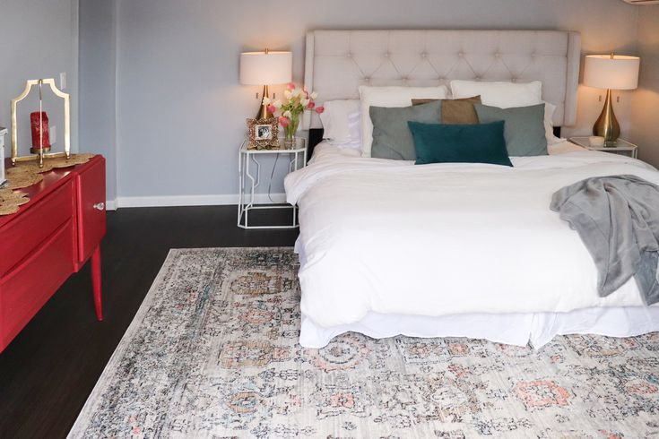 Choosing The Perfect Area Rug Size For King Bed regarding Practical Tips for Placing Rugs Beneath King Bed Frames
