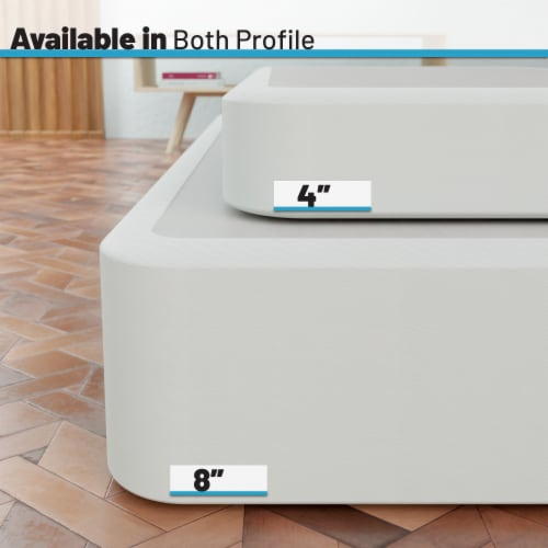 Continental Sleep 4 Split Wood Low Profile Box Springs For Mattress ... pertaining to Low Profile Mattress Box Spring