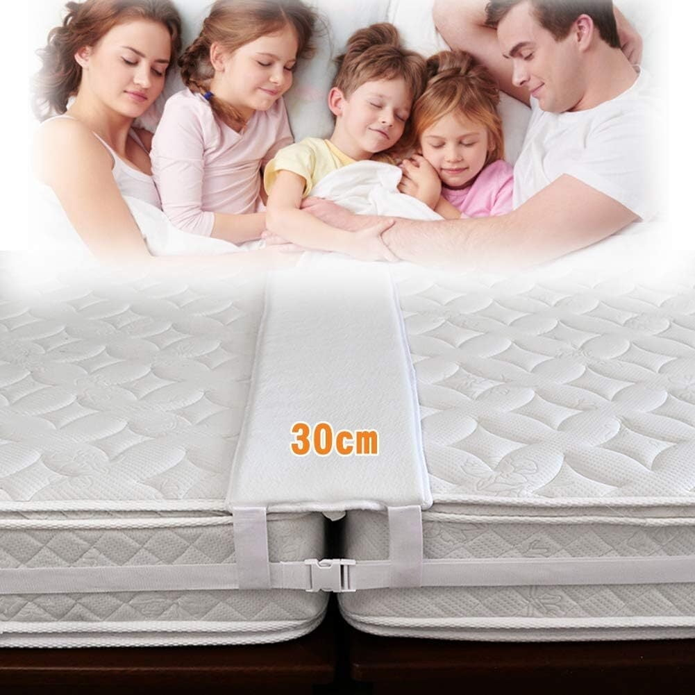 Dewel Polyurethane Mattress Topper, Twin To King Bed Converter ... within Expert Tips for Successfully Changing Your Twin Bed into a King