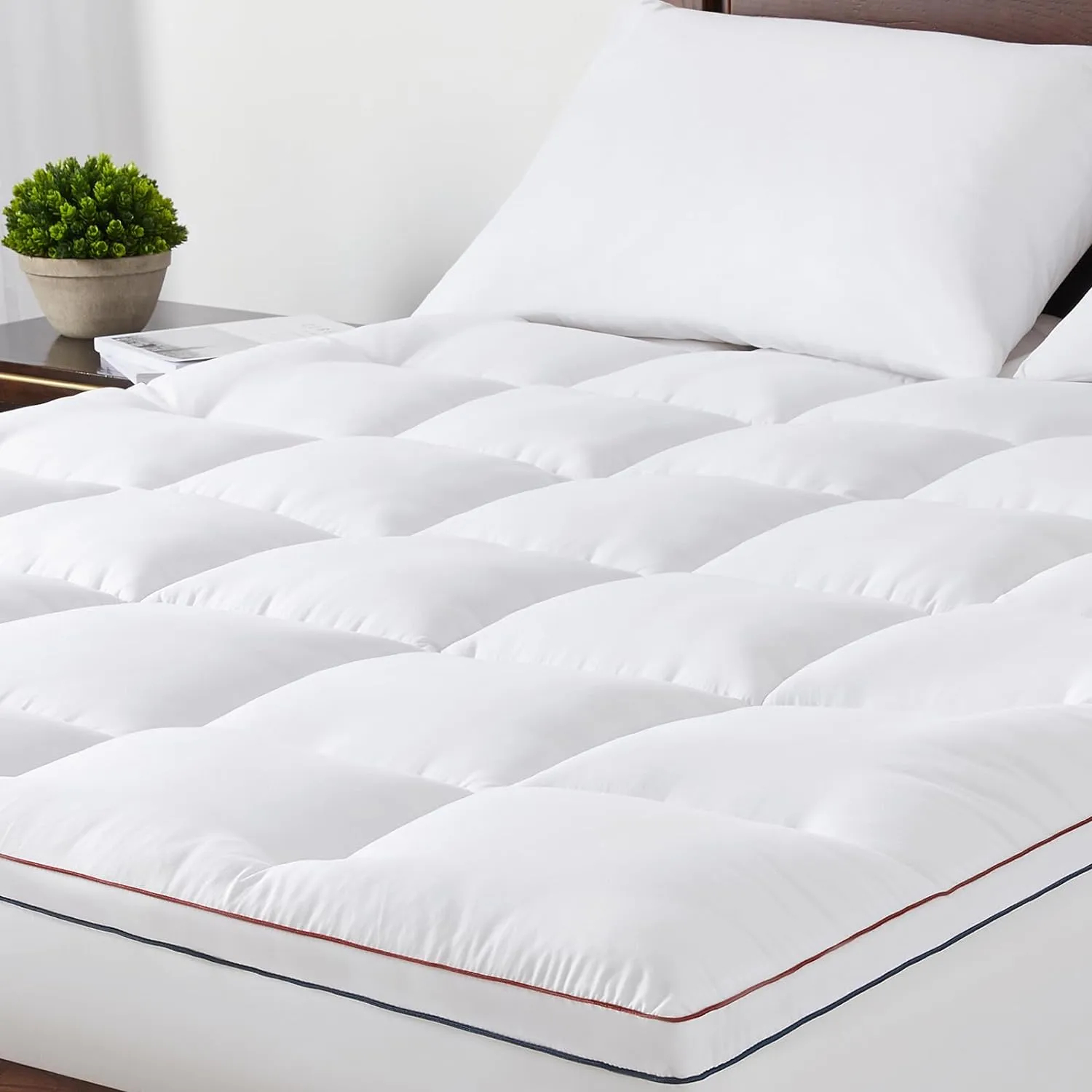 Dhgate.com:queen Size Pillow Top Mattress Topper, Extra Thick Down ... with regard to Maximizing Comfort with Down Alternative Pillow Top Mattress Toppers