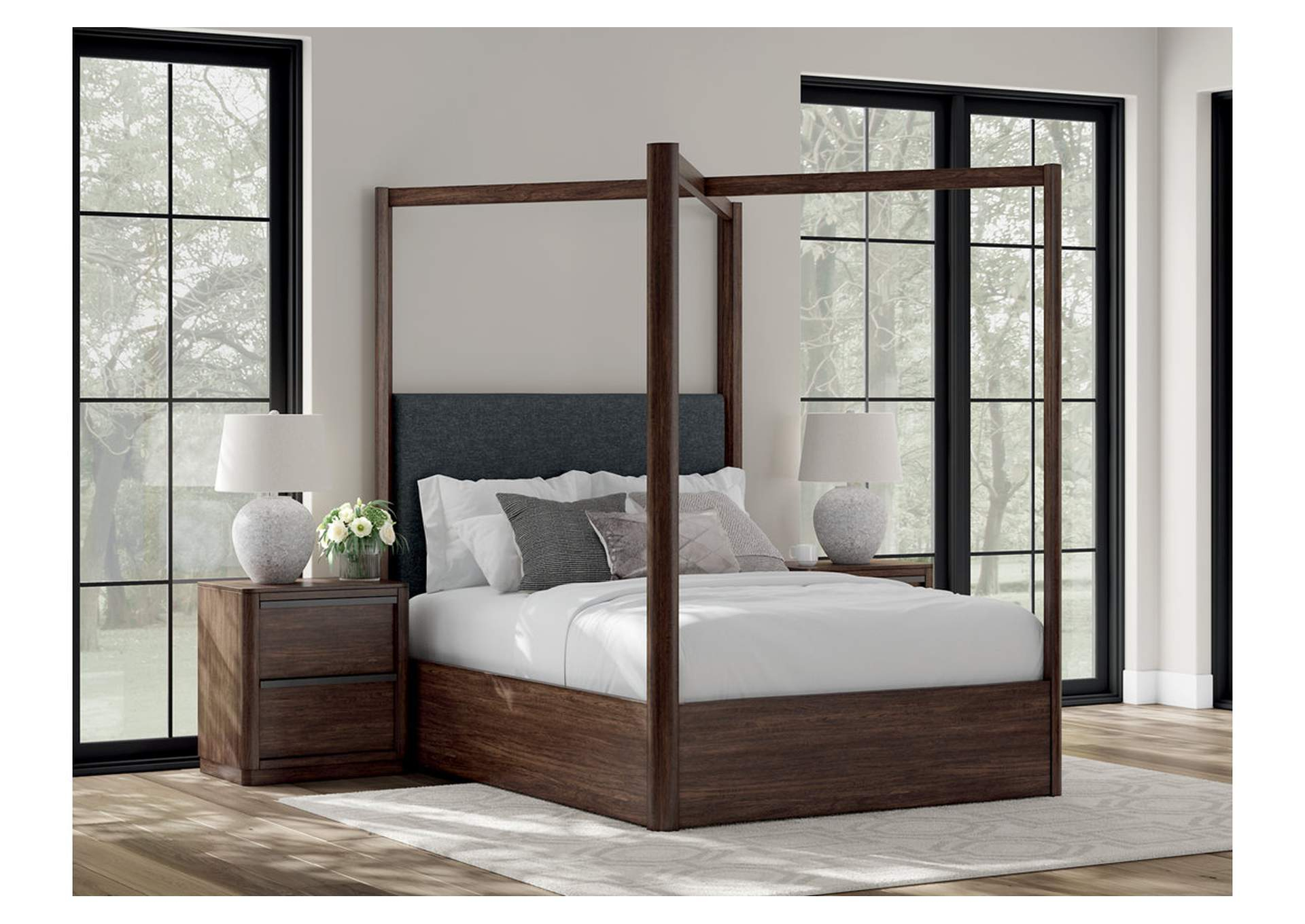 Dilenno Queen Canopy Bed intended for How to choose the perfect queen canopy bed with storage