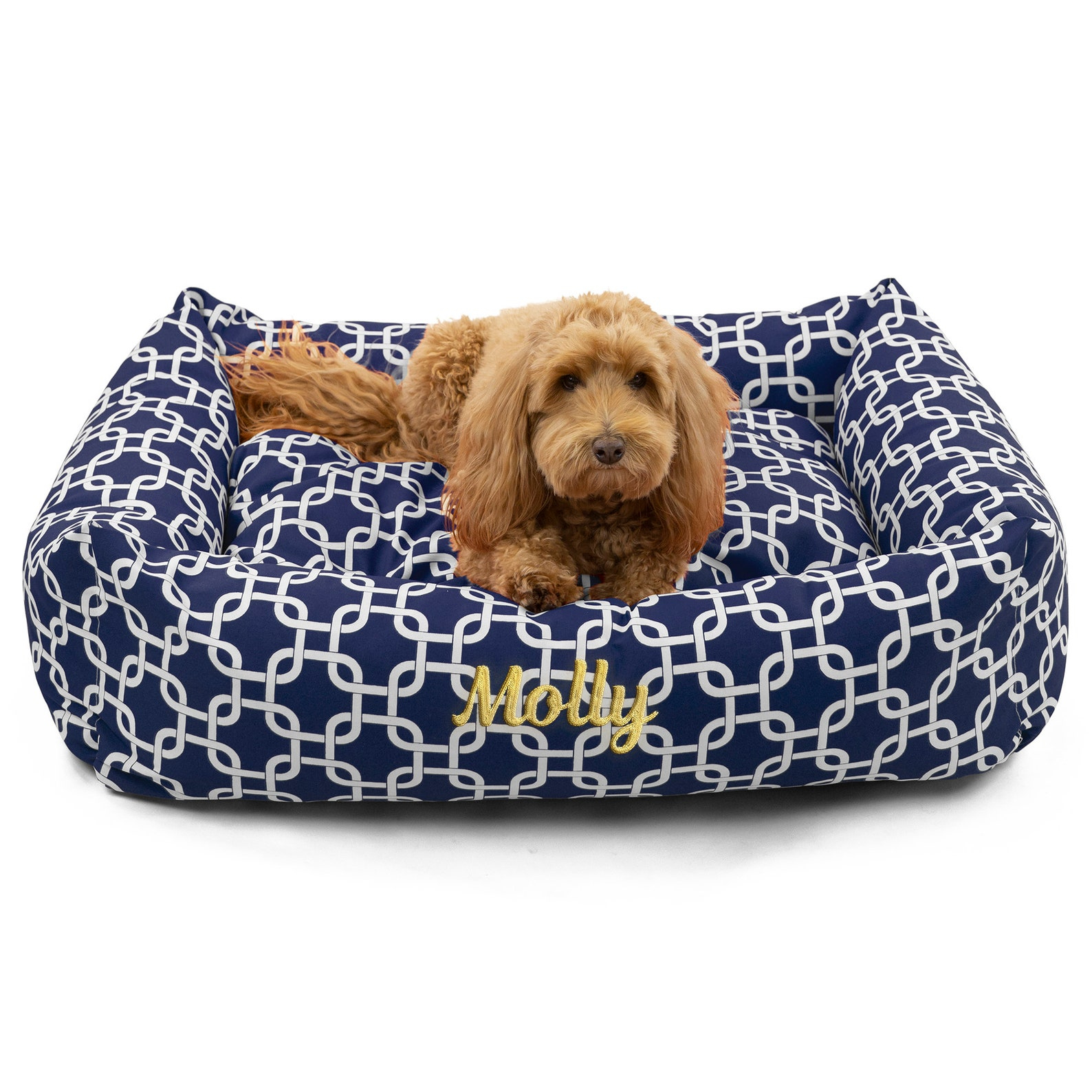 Dog Bed Personalized Dog Bed Custom Dog Bed Embroidered Dog - Etsy throughout Custom Bed With Dog Bed