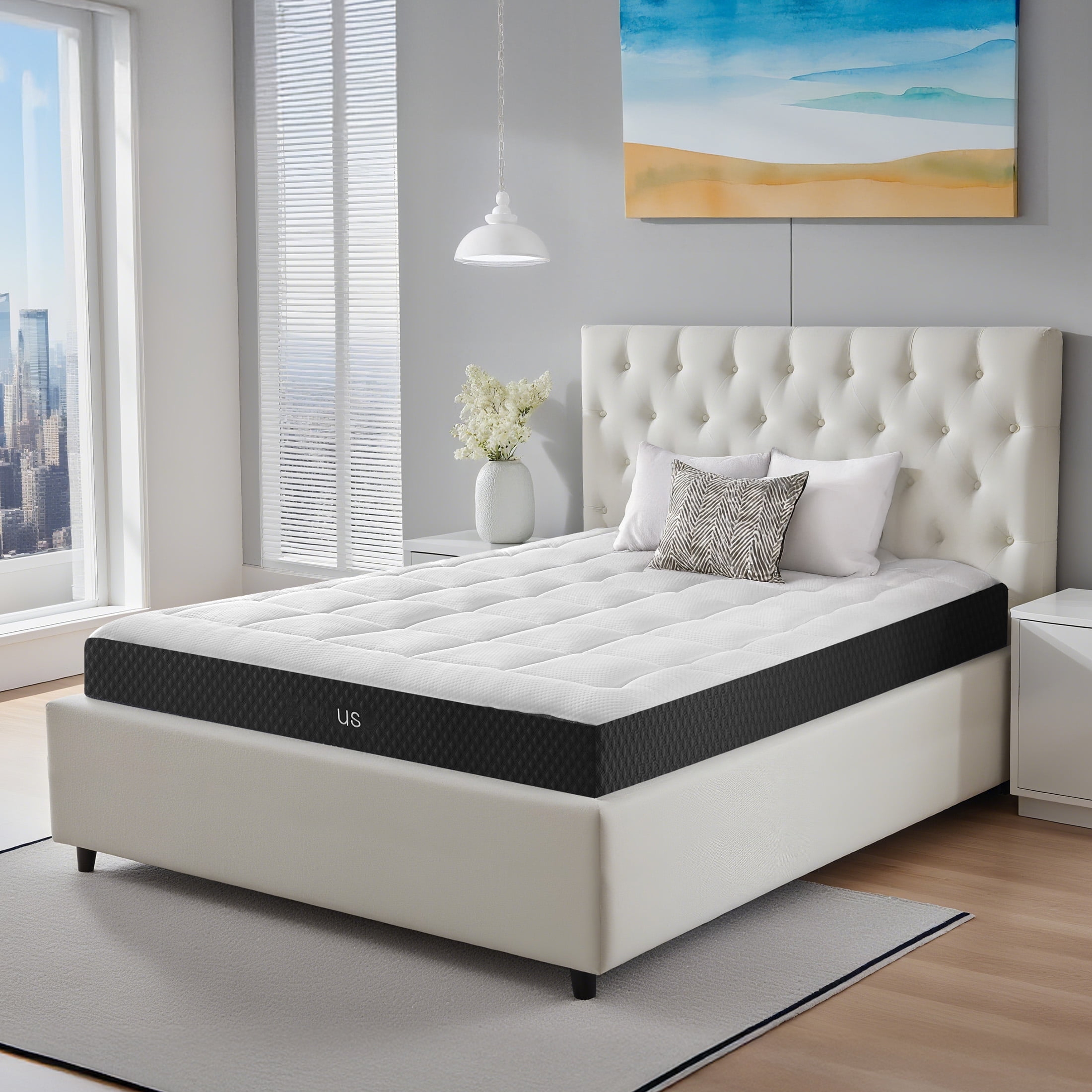 Edx 6 Inch Full Memory Foam Mattress For Pressure Relief With Durable ... inside 6 Inch Full Size Memory Foam Mattress