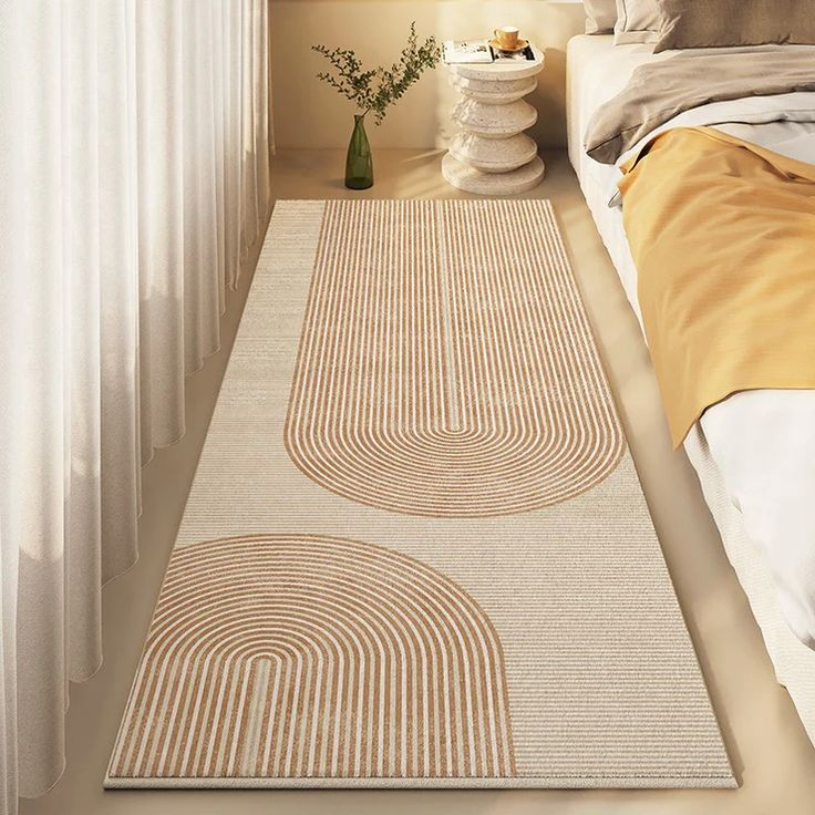 Entryway Runner Rugs, Contemporary Runner Rugs Next To Bed, Modern Hal ... in Runner Rug Next To Bed