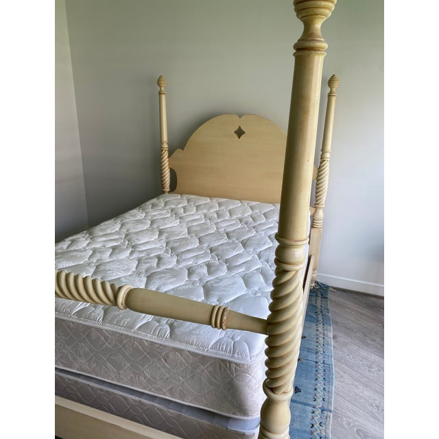 Ethan Allen Four Poster Full Size Bed | Chairish with Preserving the Value of Your Ethan Allen 4 Poster Bed for Future Generations