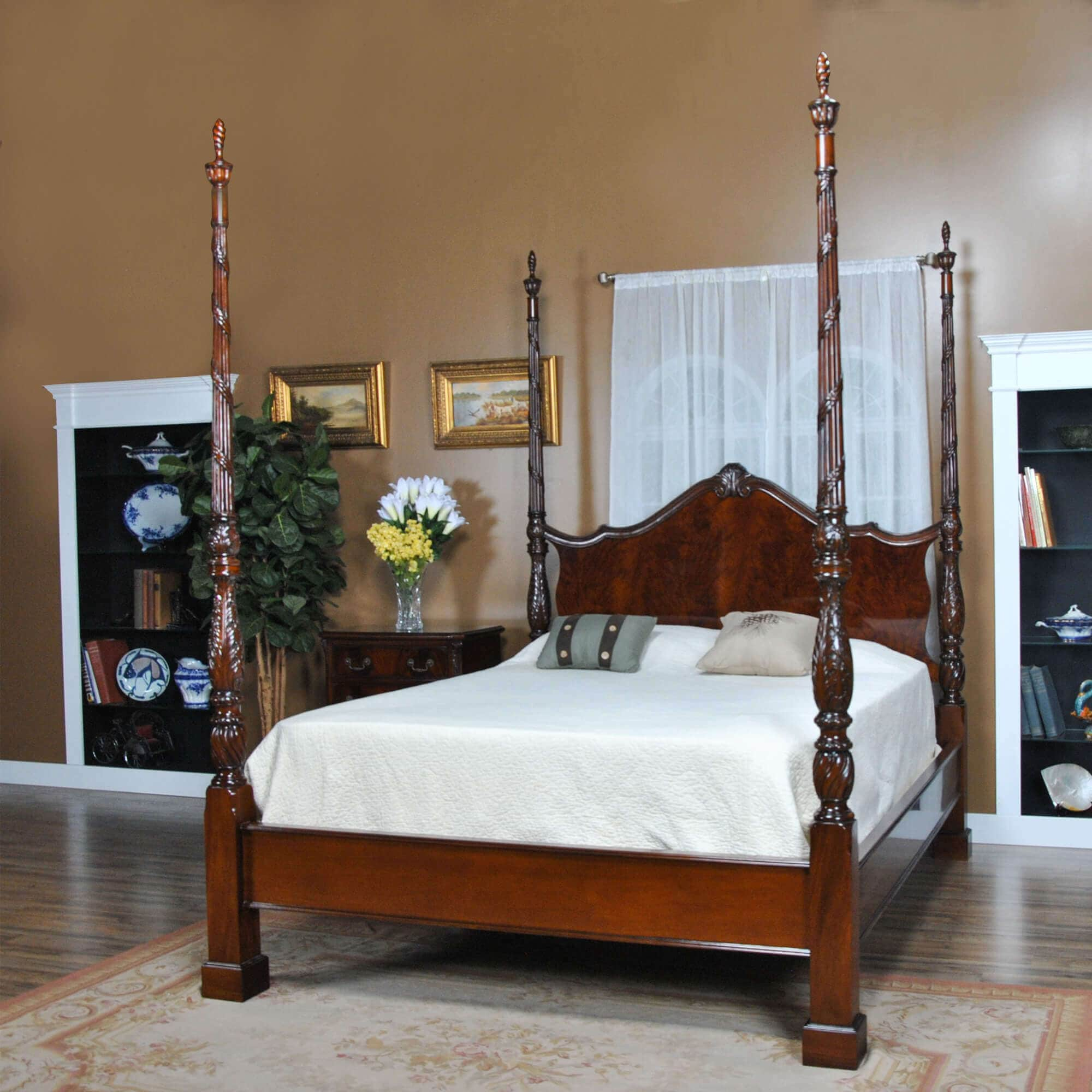 Four Poster Bed Full At Carolann Ness Blog pertaining to Full Size Four Poster Bed
