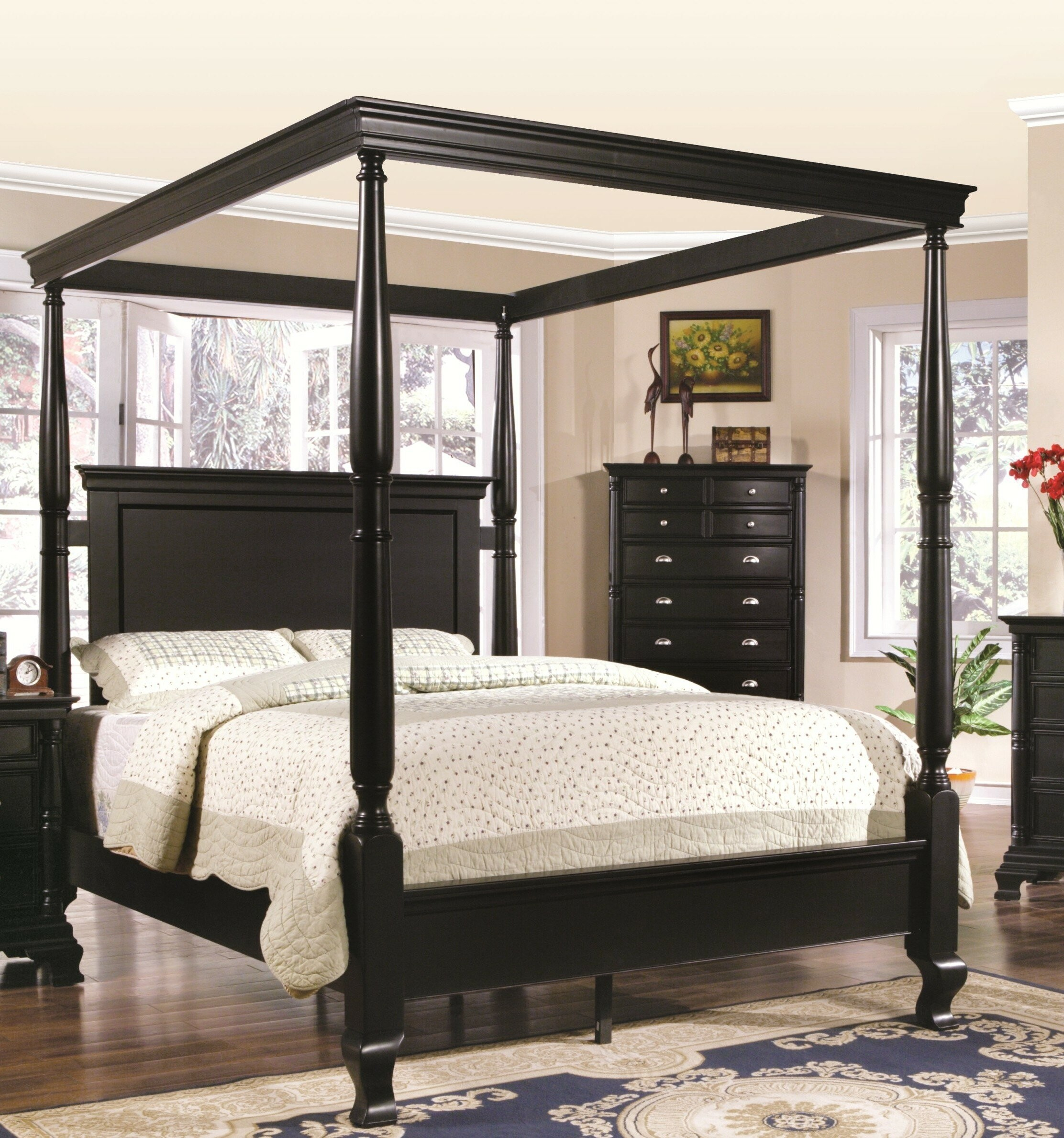 Four Poster King Bed Frame - Ideas On Foter within King Size 4 Poster Bed Frame